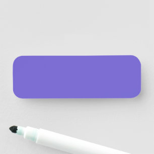 Slate Blue Custom Classic Name Tag