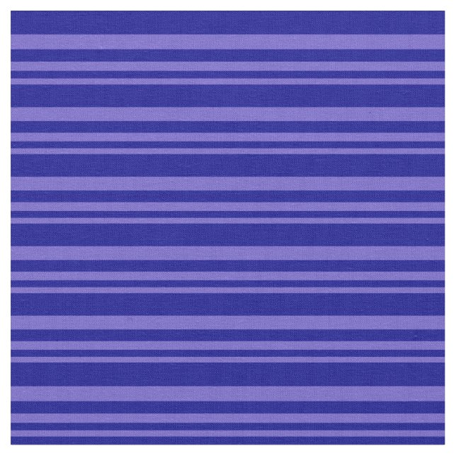 Slate Blue & Dark Blue Coloured Stripes Fabric (Close Up)