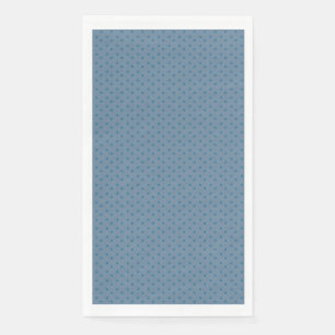 Slate blue design napkin