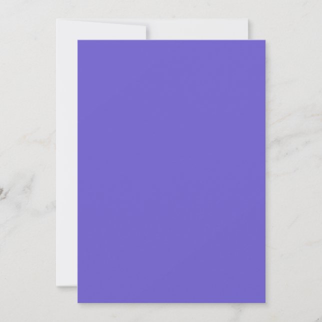 Slate Blue Flat Save The Date Card – Customisable (Front)
