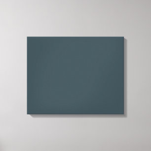 Slate Blue Grey Trend Colour Customised Template Canvas Print