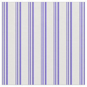 Slate Blue & Mint Cream Coloured Lines Fabric