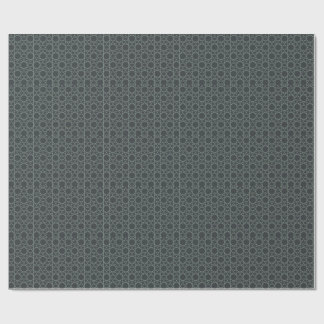 Slate Celadon Geometry Wrapping Paper