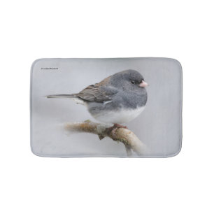 Slate-Coloured Dark-Eyed Junco on the Pear Tree Bath Mat