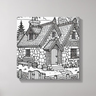 Slate Cottage #2 Canvas Print