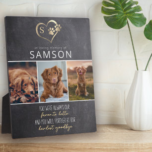 Slate Favourite Hello Hardest Goodbye Memorial Plaque