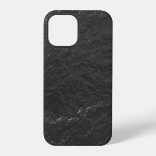 Slate glittering Background black Shale texture iPhone 12 Pro Case