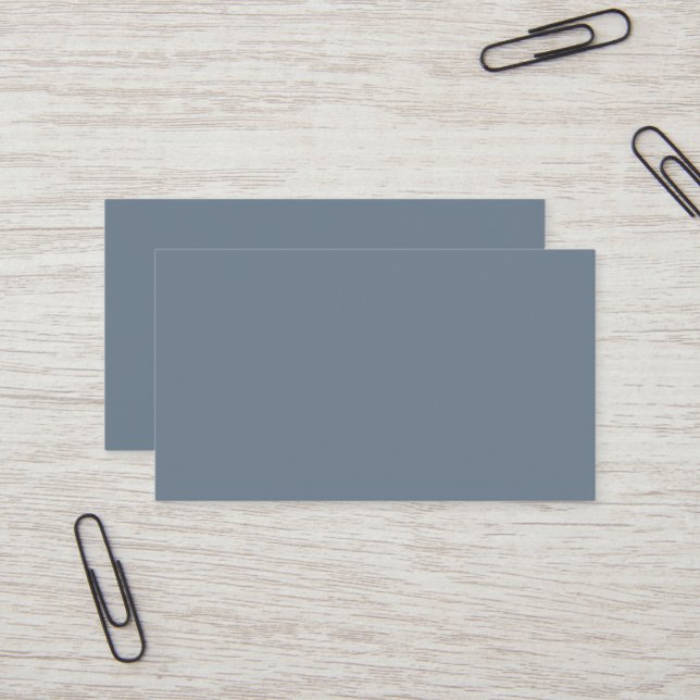 Slate Grey Business Card (Front/Back In Situ)