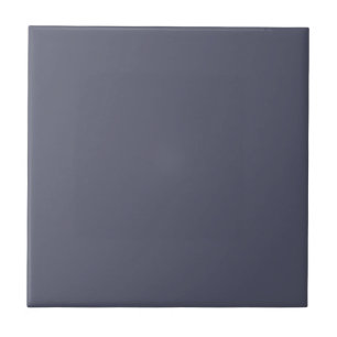 Slate Grey Colour Solid Colour #56586c Ceramic Tile