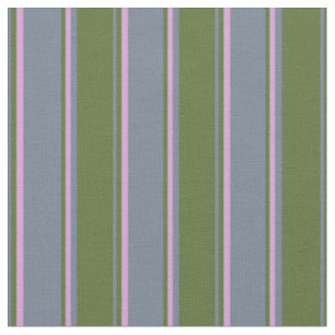 Slate Grey, Dark Olive Green, and Plum Coloured Fabric