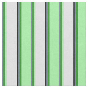 Slate Grey, Forest Green, Green, Lavender & Black Fabric