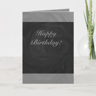 Slate Grey Monogram Card