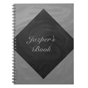 Slate Grey Monogram Notebook