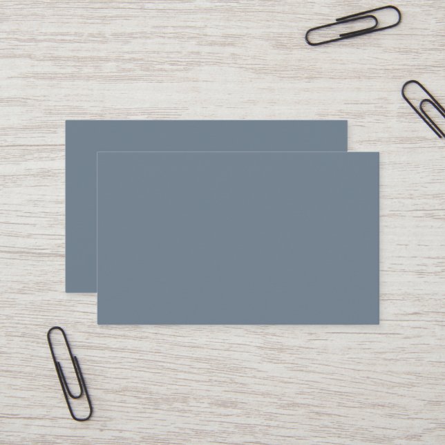 Slate Grey Oceania Business Card (Front/Back In Situ)