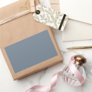 Slate Grey Rectangular Sticker