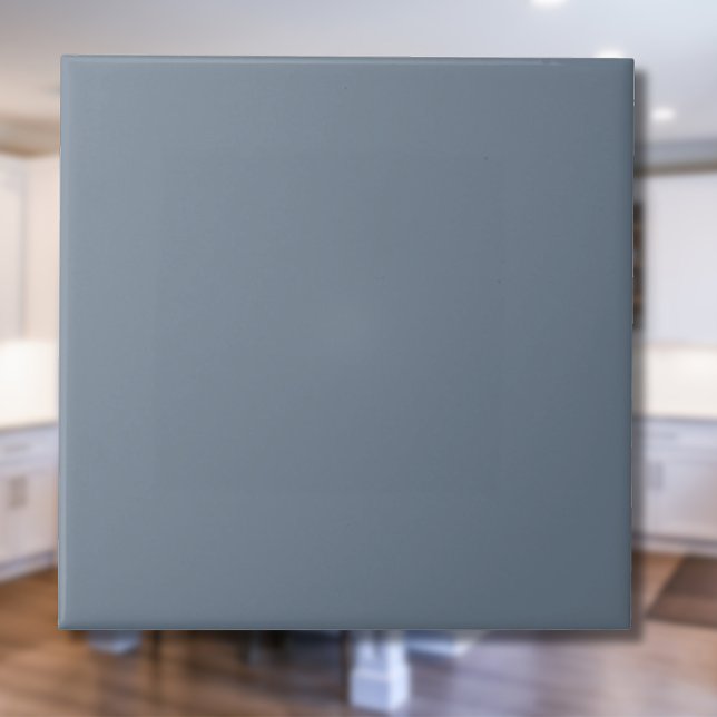 Slate Grey Solid Colour | Classic Elegant Ceramic Tile (Creator Uploaded)