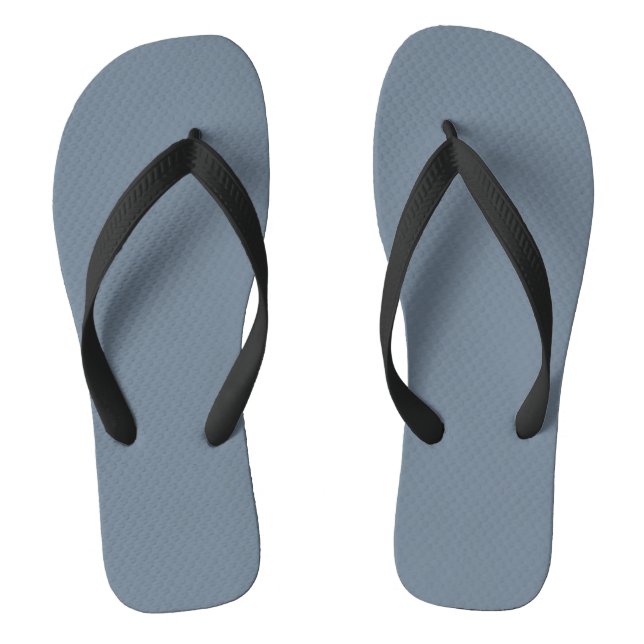 Slate Grey Thongs (Footbed)