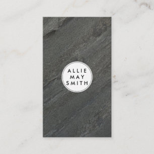 Slate Modern Stylish Business Card