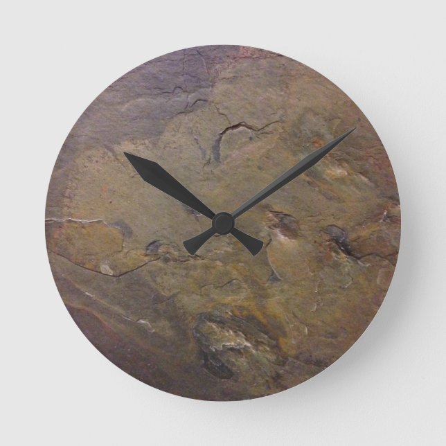 Slate Round Clock (Front)