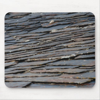 Slate tile roofs mouse pad
