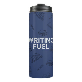 SlateBlue Writing Fuel Travel Mug