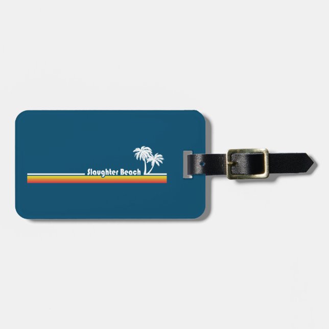 Slaughter Beach Delaware Luggage Tag (Front Horizontal)