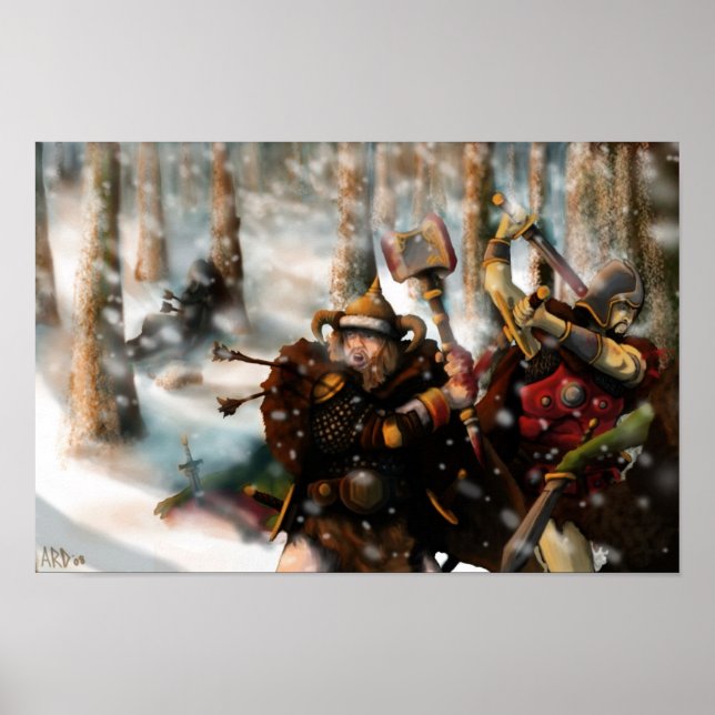 Slaughter in The Snow Poster (Front)