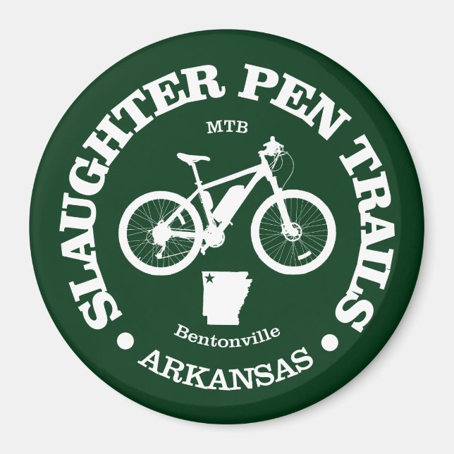 Slaughter Pen Trails (cycling) Magnet (Front)