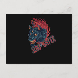 Slaughter Wolf Postcard