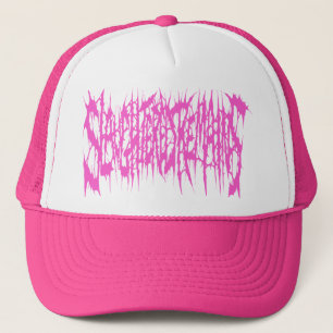 Slaughtered Remains - Pink Logo Trucker Hat