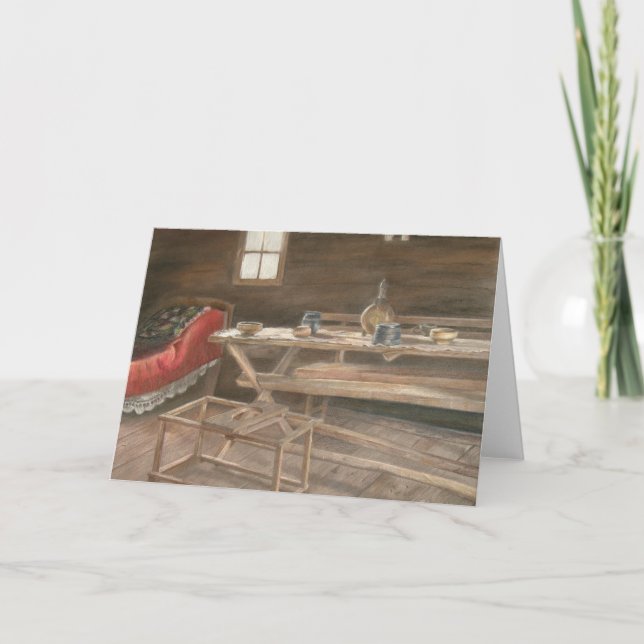 Slava Table and Bedroom Holiday Card (Front)