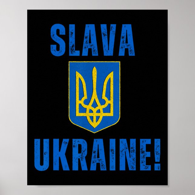 Slava Ukraine  Poster (Front)