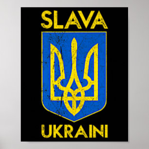 Slava Ukraini Glory To Ukraine2 Poster