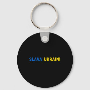 Slava Ukraini Glory To Ukraine 1 Key Ring