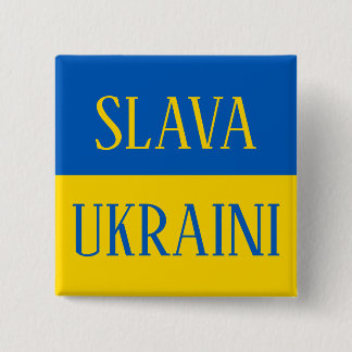 Slava Ukraini Glory to Ukraine flag pin