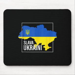 Slava Ukraini Glory To Ukraine Shirt I Stand With  Mouse Pad