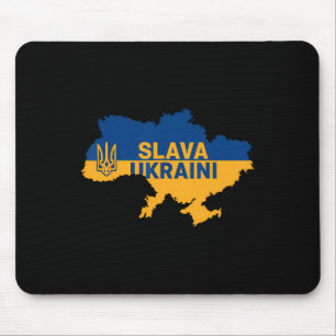 Slava Ukraini Glory To Ukraine Shirt Support Ukrai Mouse Pad