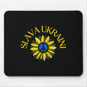 Slava Ukraini Glory To Ukraine Stand With Ukraine Mouse Pad