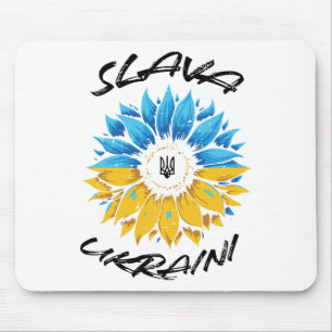Slava Ukraini Glory Ukraine Sunflower Ukrainian Wo Mouse Pad