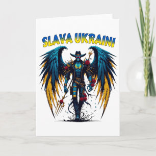 Slava Ukraini - Pro Ukrainian Ukraine Card