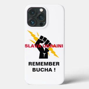 SLAVA UKRAINI REMEMBER BUCHA Case-Mate iPhone CASE