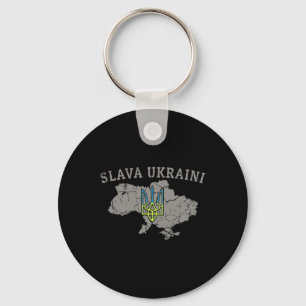Slava Ukraini Shirt Ukraine Military Ukrainian Tri Key Ring