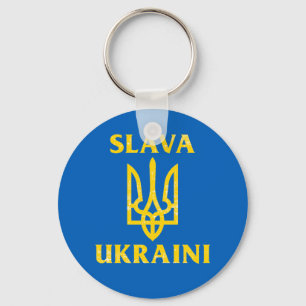 Slava Ukraini slava ukrayini Ukraine flag  Key Ring
