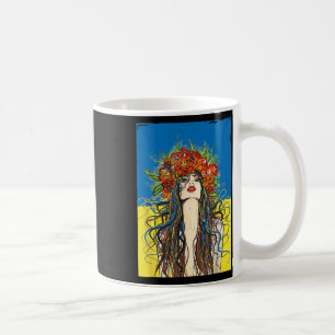 Slava Ukraini Ukraine Flowers Ukrainian Patriotic Coffee Mug