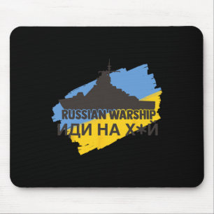 Slava Ukraini Ukraine Pride Flag Graphic Tee Ukrai Mouse Pad