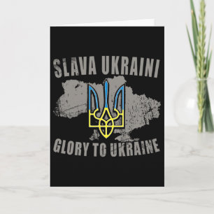 Slava Ukraini Ukraine Shirt Glory To Ukraine Suppo Card