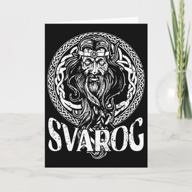 Slavic Celestial Being Craftsmanship Pagan Slavs P Card (Front)