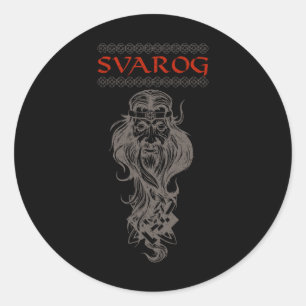 Slavic Celestial Being Craftsmanship Pagan Slavs P Classic Round Sticker