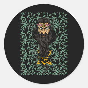 Slavic Celestial Being Craftsmanship Pagan Slavs P Classic Round Sticker