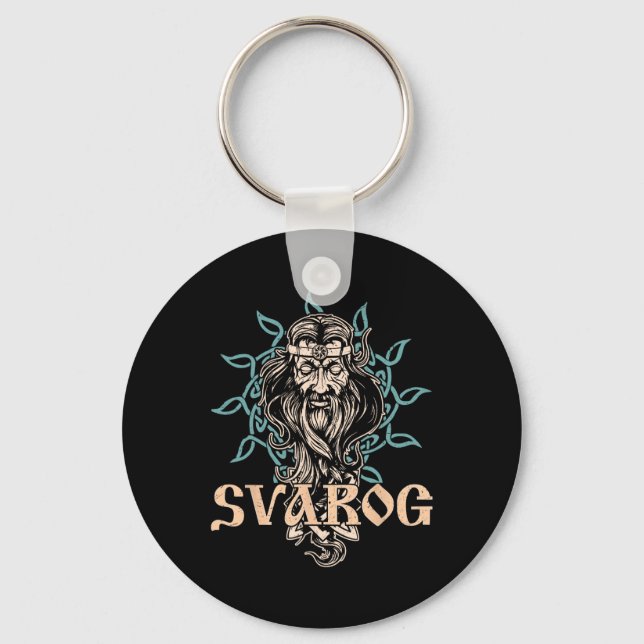 Slavic Celestial Being Craftsmanship Pagan Slavs P Key Ring (Front)